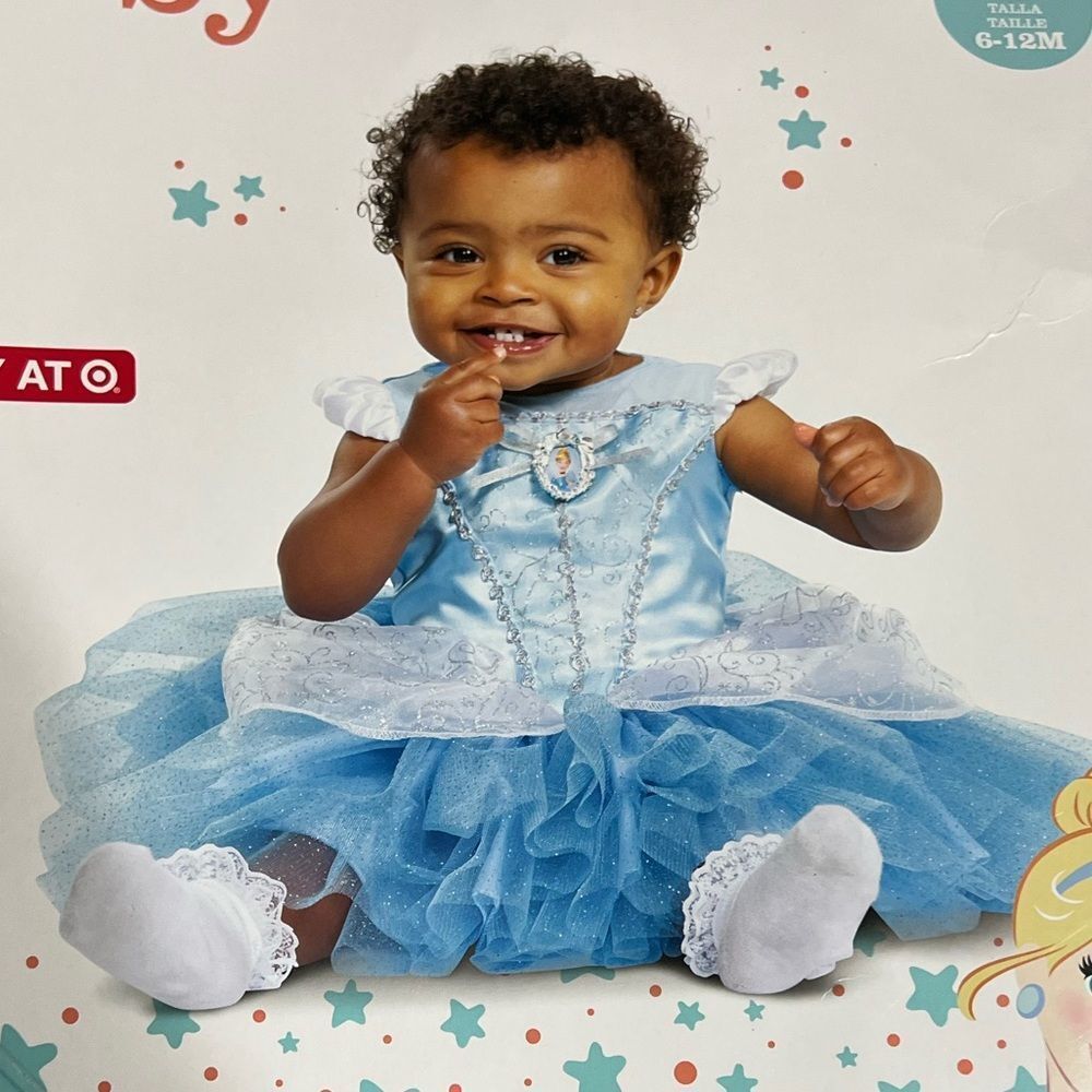 (2) TWIN Disney Baby Cinderella Costumes Sz 6mo+ baby princess dresses NWT🏷 - Picture 1 of 16